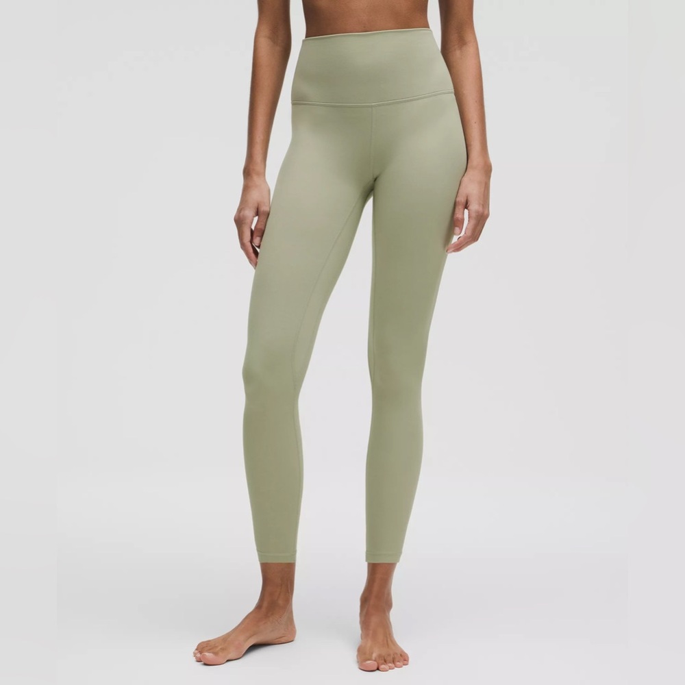 NWT Lululemon Align HR Pant 25" Sage Green Sz 20 Nulu Fabric